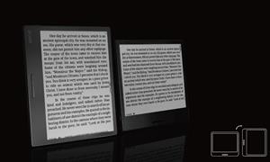 eBookReader Onyx BOOX Leaf 2 sort og hvid rotation